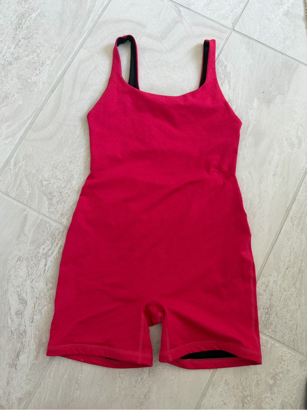 Fleo Red One-Piece Active Romper. Never worn.